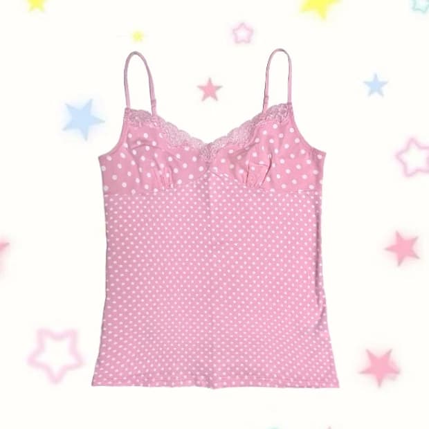 Uniqlo 유니클로 도트 스타 레이스 슬리브리스