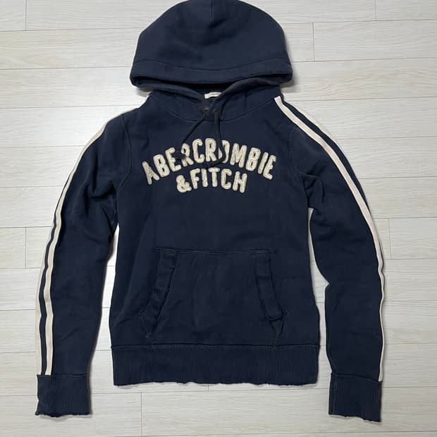 아베크롬비 후드 사이드라인 y2k 네이비 M