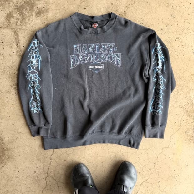 90s 할리데이비슨 라이트닝 스웻