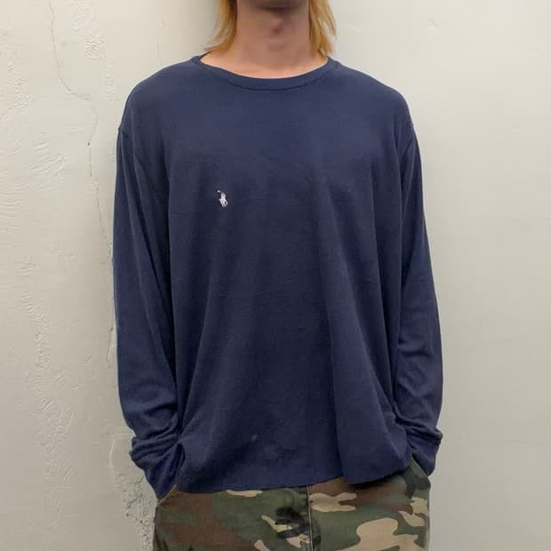 90’s polo ralph lauren waffle sleeve