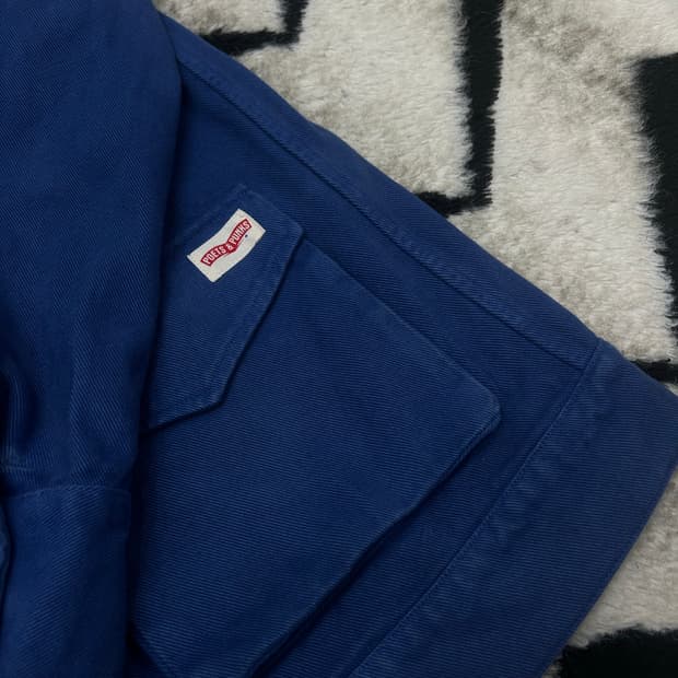 [S]Poets&Punks 캔버스 워크자켓/블루