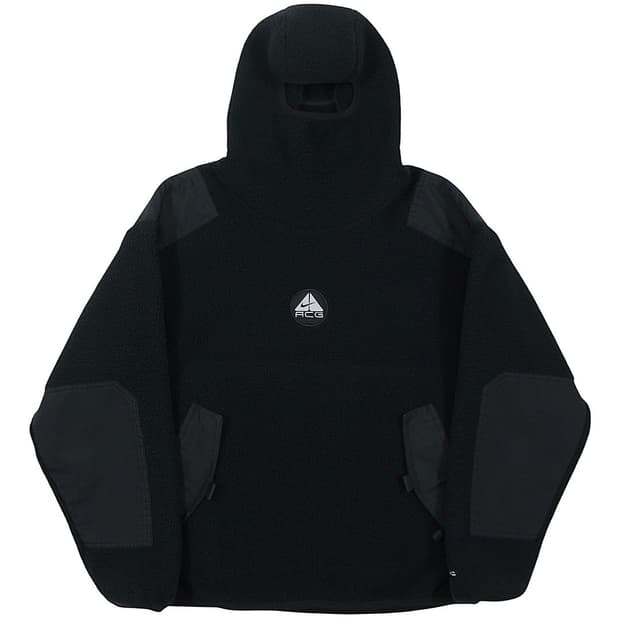 1990s USA 나이키 ACG 바라클라바 쉐르파 플리스 후디 빈티지