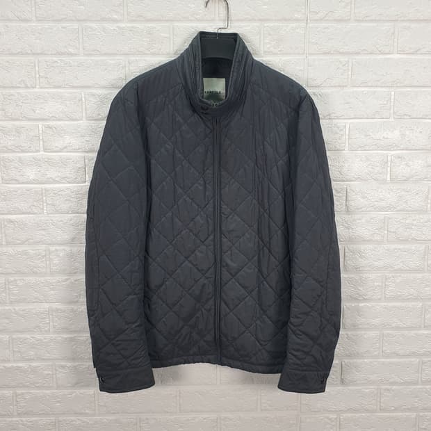 [100]빈폴 다이아 퀼팅 블루종