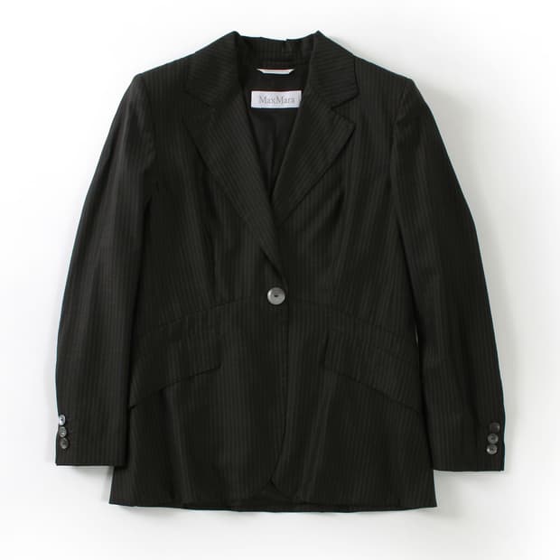 막스마라 썸머 울 스트라이프 자켓