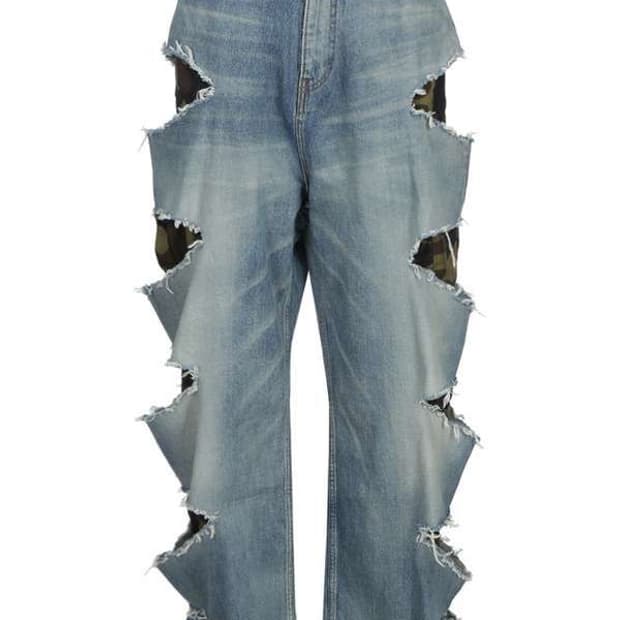 (S) 발렌시아가 카모슬래쉬 데님