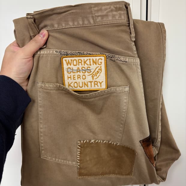 캐피탈 카츠라기 포트  배기 팬츠 베이지 M사이즈