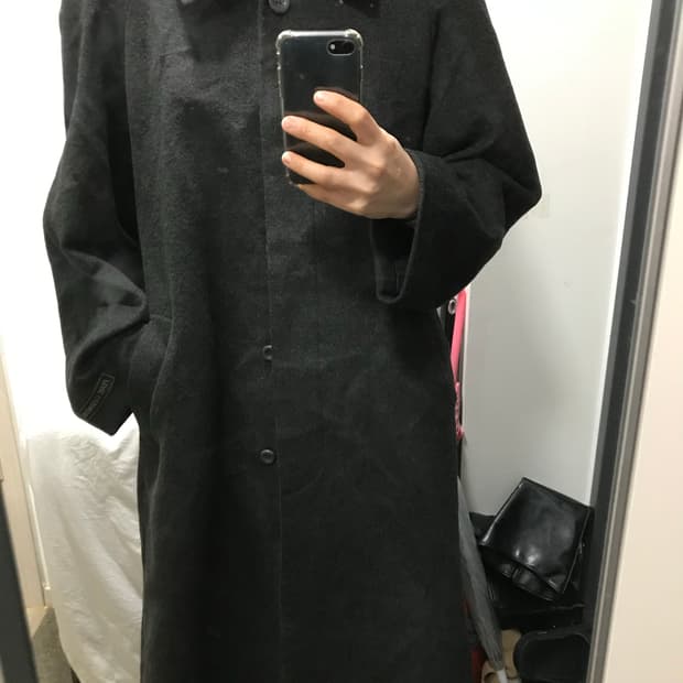 빈티지 캐시미어100 코트
