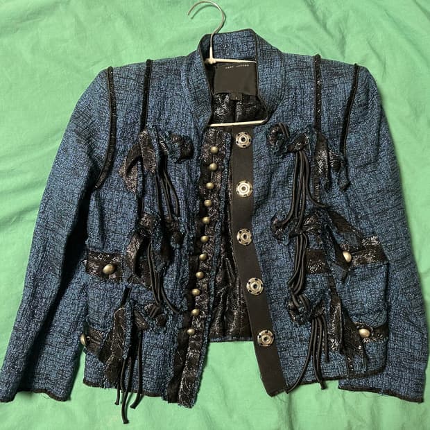 마크제이콥스 빈티지 트위드 크롭 자켓