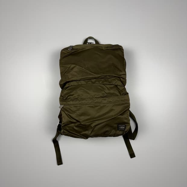 요시다포터 프레임(FRAME) 데이팩 백팩 올리브