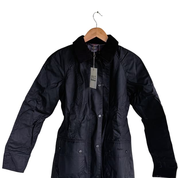 (새제품) 바버 비드넬 검정 UK 6