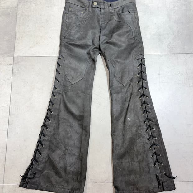토네이도 마트 웨스턴 부츠컷 팬츠 릭 오웬스맛 팬츠