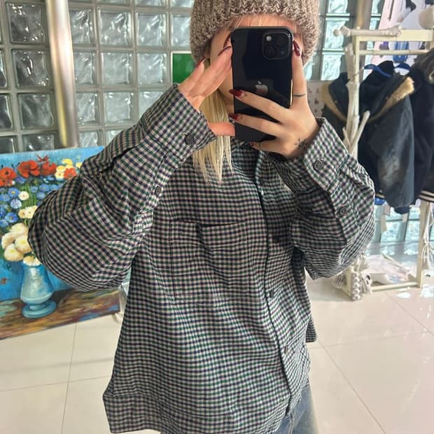 FLANNEL BOXY SHIRT 플란넬 박시 셔츠