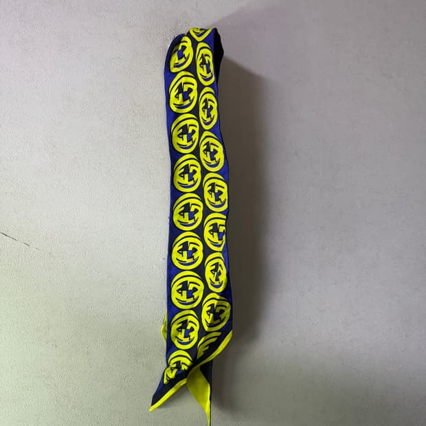 구찌 빈티지 GG 슈프림 로고 스카프