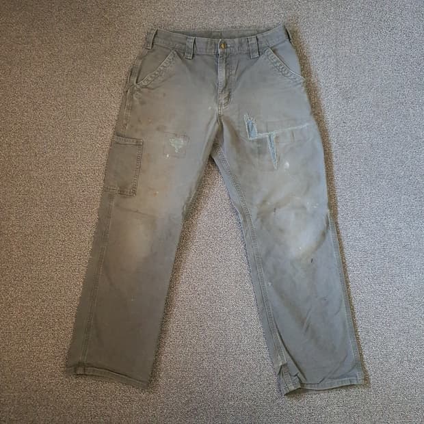 칼하트 B151 FAT 캔버스 워크 던가리 팬츠 no.94