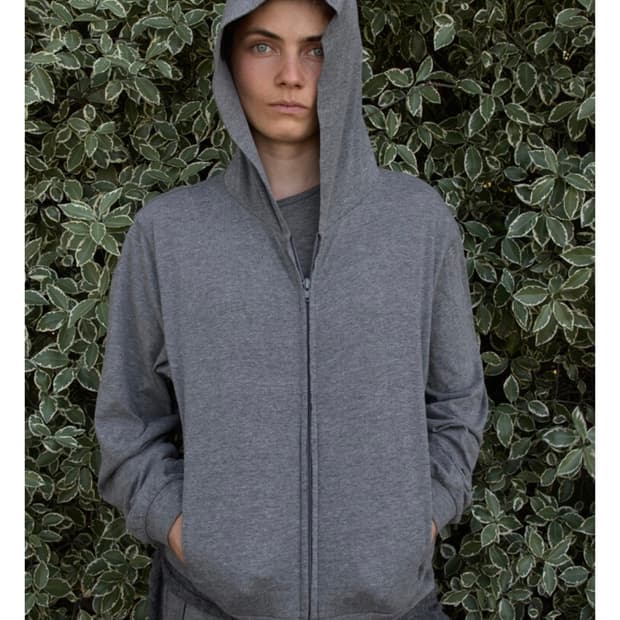 (구매) 머듈 lounge hoodie zipup melange gray