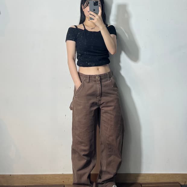 칼하트 카펜터 더블니 팬츠 30