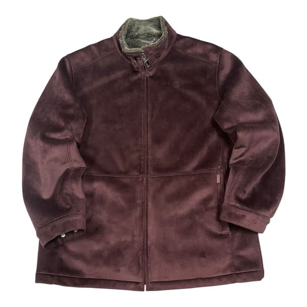 ✨ (바배) 인디안 스웨이드 버클 안감털 집업 자켓 