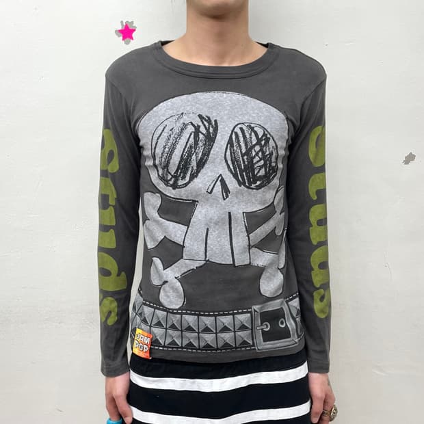 Jam Big Skull Stud Belt T-Shirt