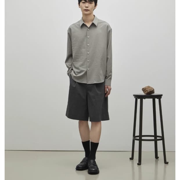 르아브 라이크 린넨 셔츠