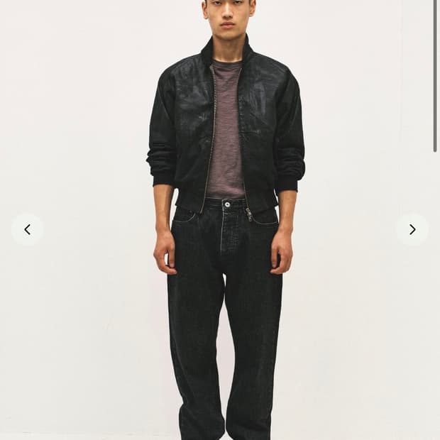 서피스에디션 LOST STRAIGHT DENIM PANTS BLACK M