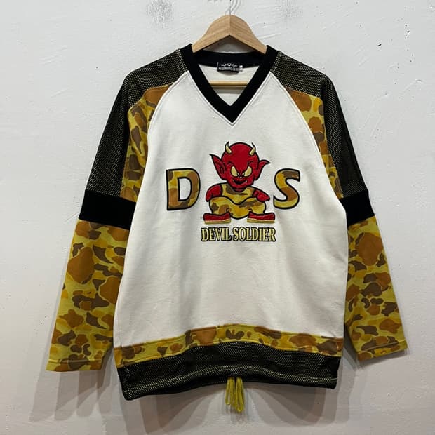 NEWYORK CLUB 데빌솔저 카모 롱슬리브 져지