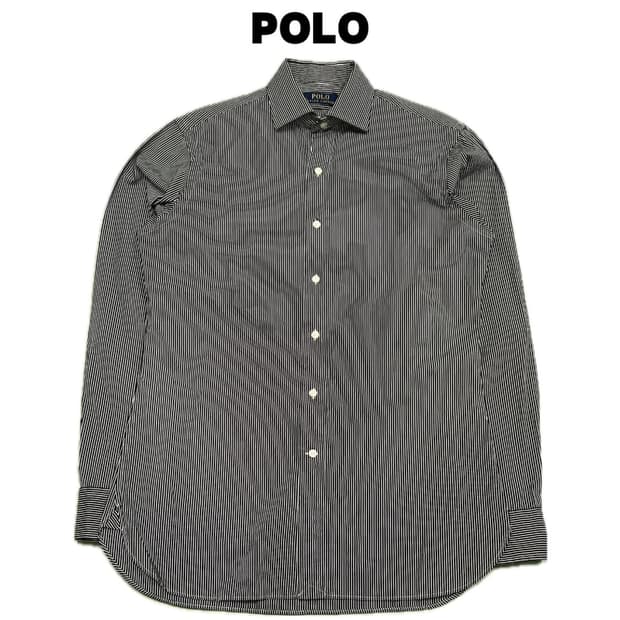 (100) 폴로 랄프로렌 포플린 스트라이프 셔츠