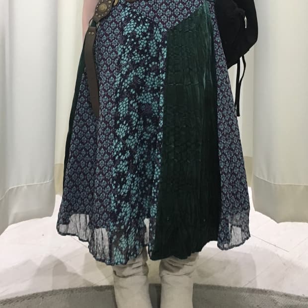 ikka Bohemian Patch Skirt