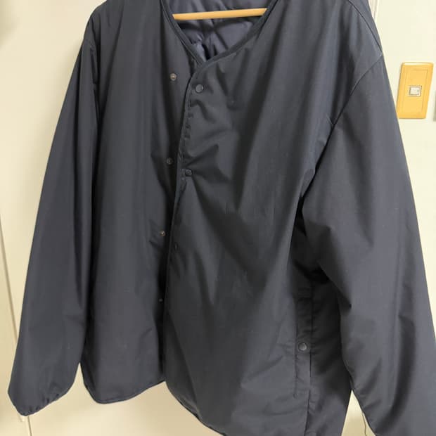 나나미카 리버시블 다운 가디건 네이비