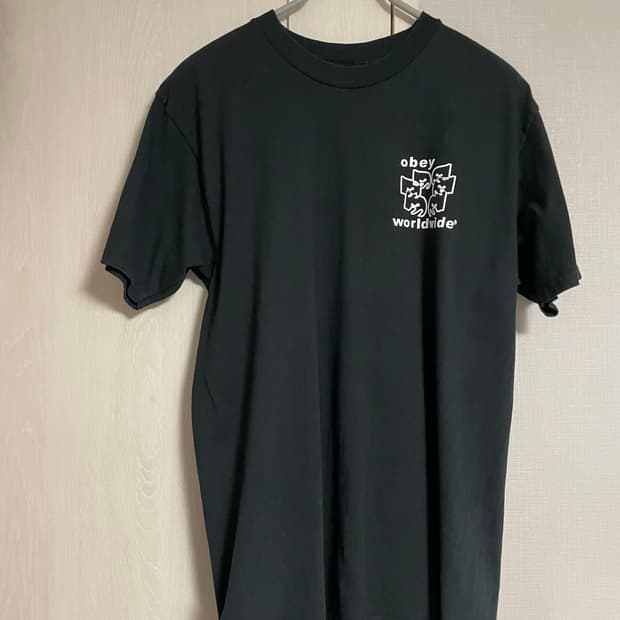 [M] 오베이 월드와이드 아이즈 반팔티 165263364-BLK