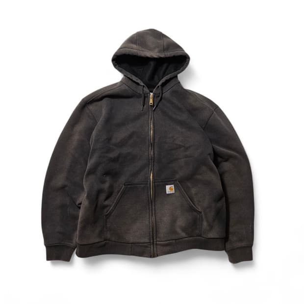 칼하트 하드페이딩 써멀 와플 후드집업 후드 L