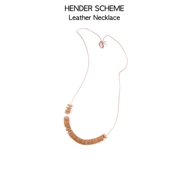 HENDER SCHEME 레더 네크리스