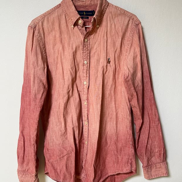 폴로 랄프로렌 가먼트다이 셔츠 m