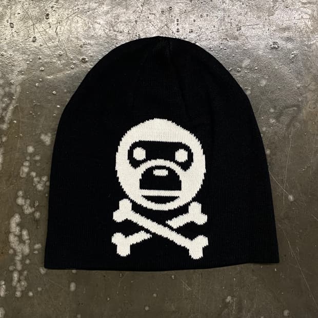 새상품 베이프 마일로크로스본 비니