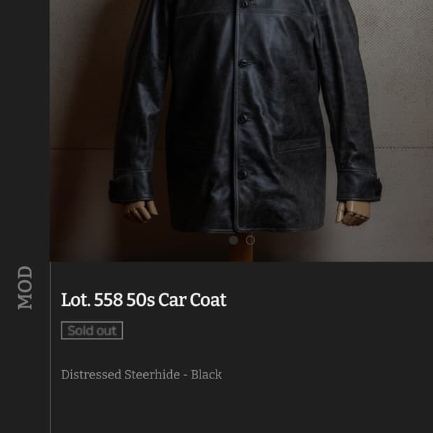 아카펠라클로딩 Lot. 558 50s 42사이즈