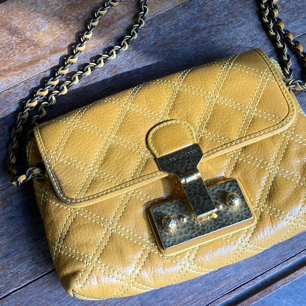 마크제이콥스 옐로우 투웨이 크로스백