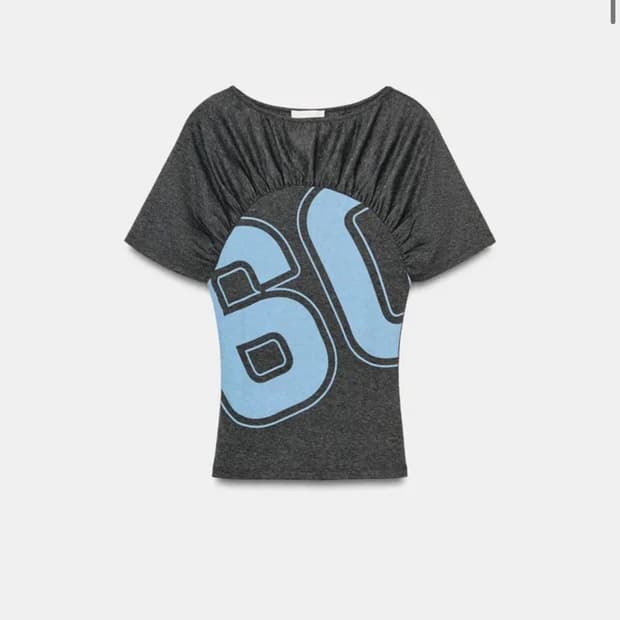 zara 넘버 셔링 티셔츠 1165/42 M사이즈