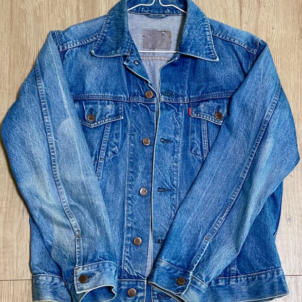 70s Big John 데님자켓 