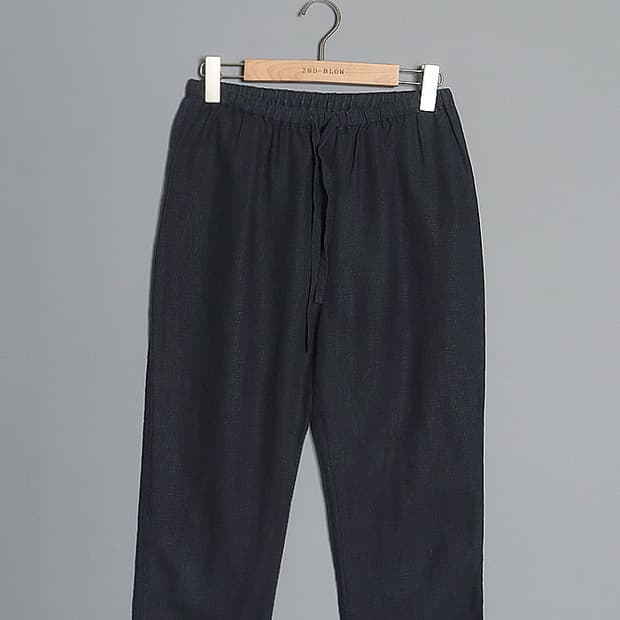 home Working Linen Capri Pant (25~27)