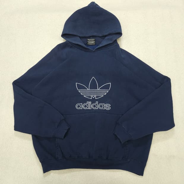 90s 아디다스 트레포일 후드티 L made in usa