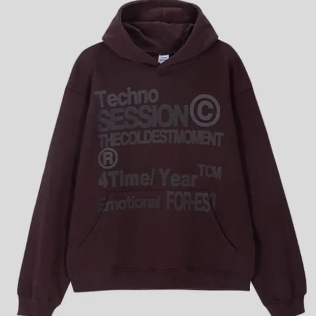 TCM techno hoodie 더콜디스트모먼트 후드티