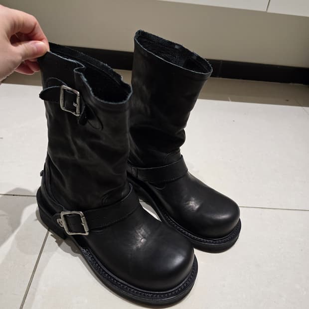 로맨틱무브x후디진호 스틸바운드 엔지니어 부츠 230