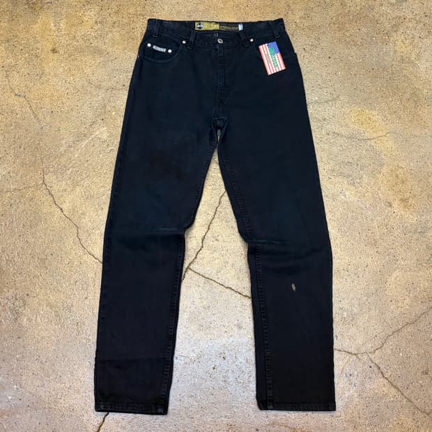 90s 미국 빈티지 리바이스 실버탭 슬림핏 블랙진 청바지