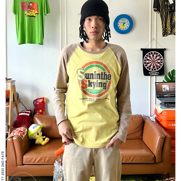 2000s SIDE WAY Japan Raglan Long-Sleeve