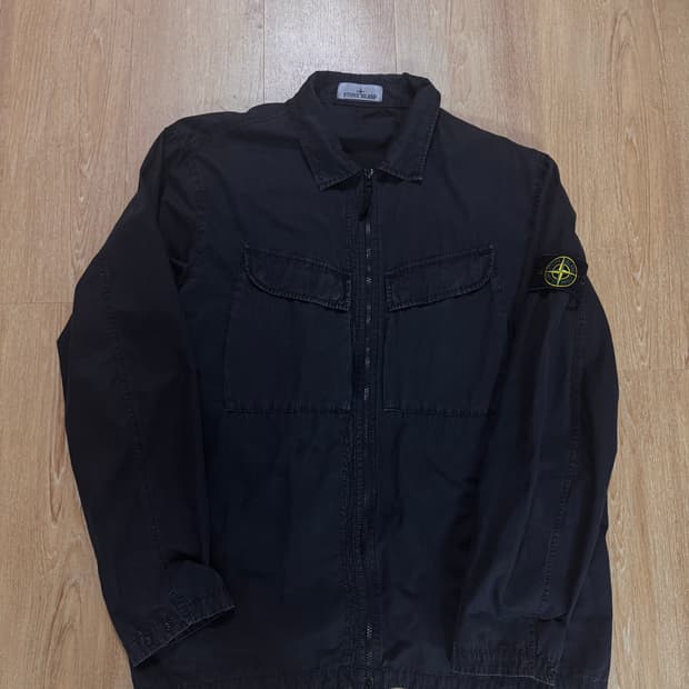 2xl 스톤아일랜드 가먼트다잉 자켓  정품 qr