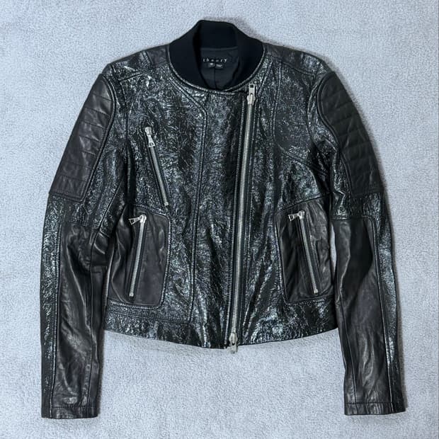 Woman theory Leather jacket 여성 띠어리 레더자켓