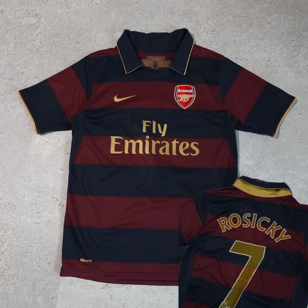 나이키 아스날 07-08 써드 유니폼 반팔 NO.7 ROSICKY