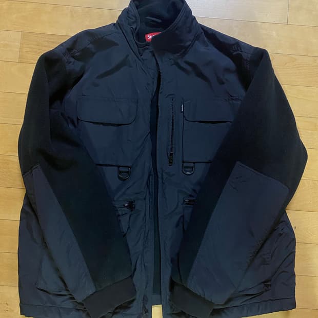 슈프림 19FW 업랜드 플리스 자켓 블랙