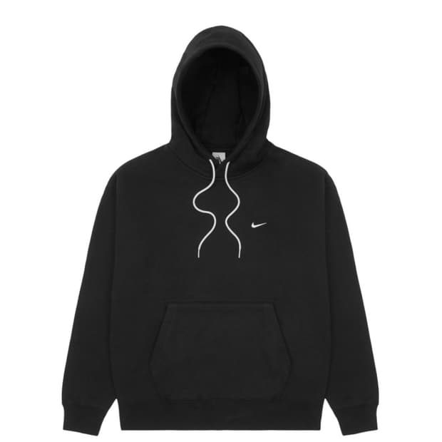 나이키 NRG 솔로 스우시 플리스 후드 블랙 화이트