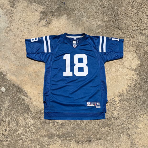 리복 NFL 인디애나폴리스 콜츠 빈티지 유니폼 져지 XL