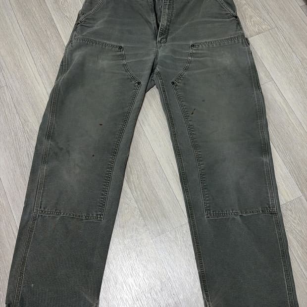 칼하트 더블니 모스그린